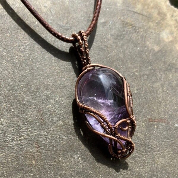 COSMIC SERENITY STREAM AMETHYST PENDANT